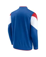 Men's Fanatics Royal Philadelphia 76ers League Best Performance Full-Zip Jacket