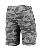Men's Concepts Sport Charcoal, Gray Penn State Nittany Lions Camo Backup Terry Jam Lounge Shorts