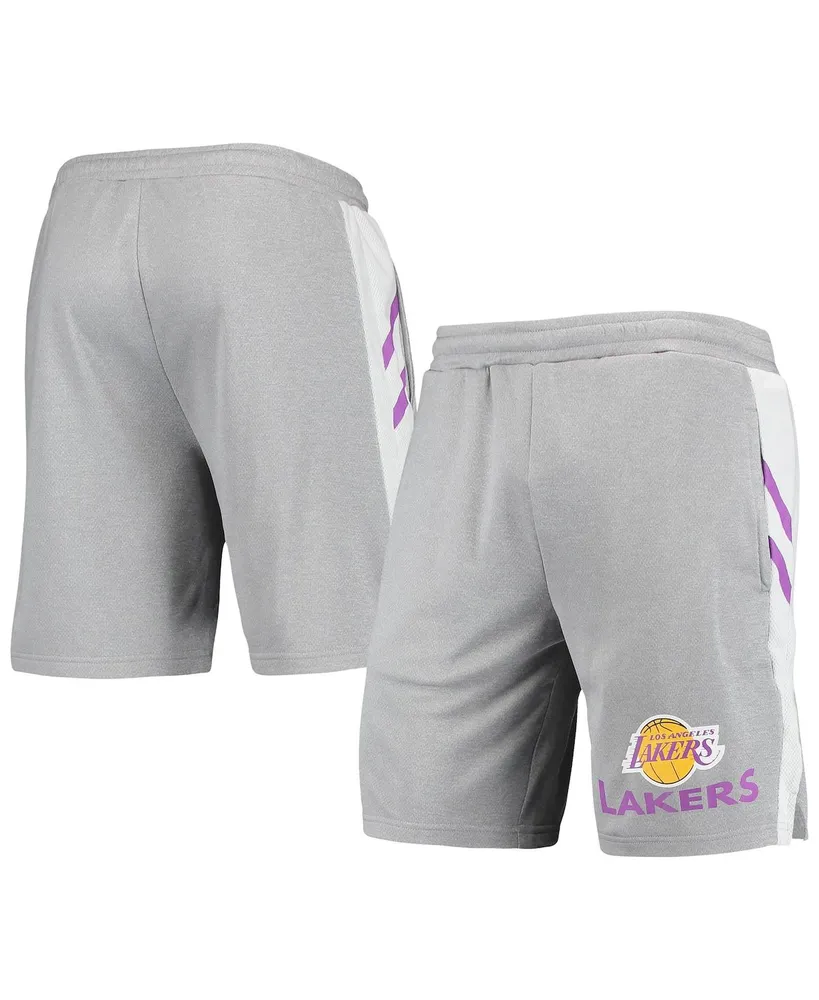 Men's Concepts Sport Gray Los Angeles Lakers Stature Shorts