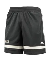 Men's adidas Charcoal Kansas Jayhawks Reverse Retro Basketball Shorts