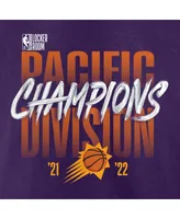 Men's Fanatics Purple Phoenix Suns 2022 Pacific Division Champions Locker Room T-shirt