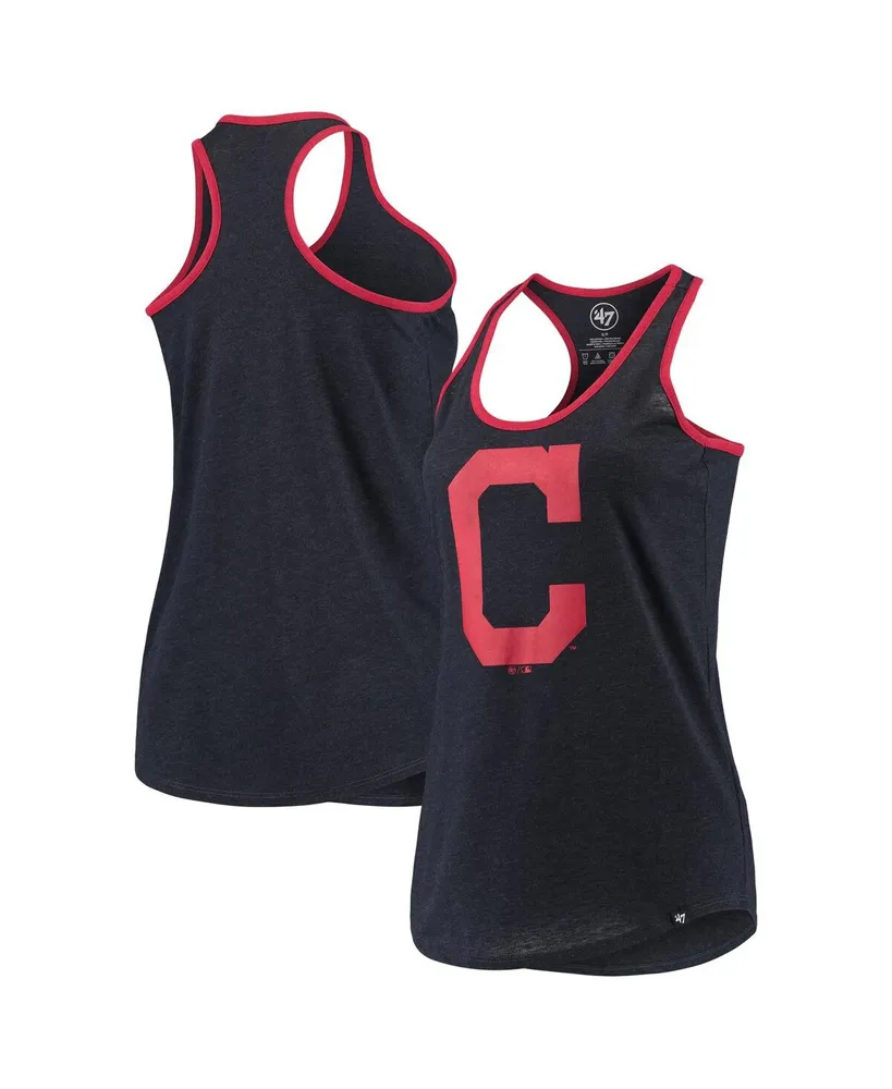 Women's '47 Navy Cleveland Indians Imprint Club Tank Top