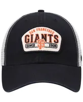 Men's '47 Black San Francisco Giants Penwald Clean Up Trucker Snapback Hat