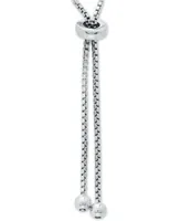 Giani Bernini Cubic Zirconia "Be Strong" Bolo Bracelet in Sterling Silver, Created for Macy's