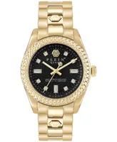 Philipp Plein Women's Queen Gold-Tone Stainless Steel Bracelet Watch 36mm