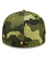 Men's New Era Camo Chicago White Sox 2022 Armed Forces Day On-Field Low Profile 59FIFTY Hat