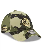 Men's New Era Camo Chicago Cubs 2022 Armed Forces Day 39THIRTY Flex Hat