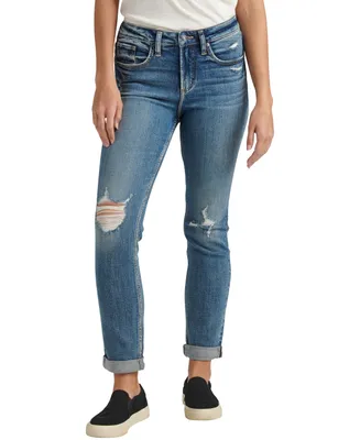 Silver Jeans Co. Women's Beau Mid Rise Slim Leg Jeans