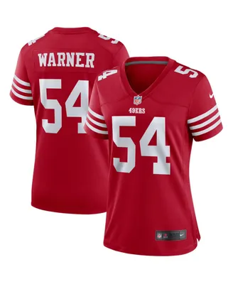 Women's Nike Fred Warner Scarlet San Francisco 49ers Player Game Jersey