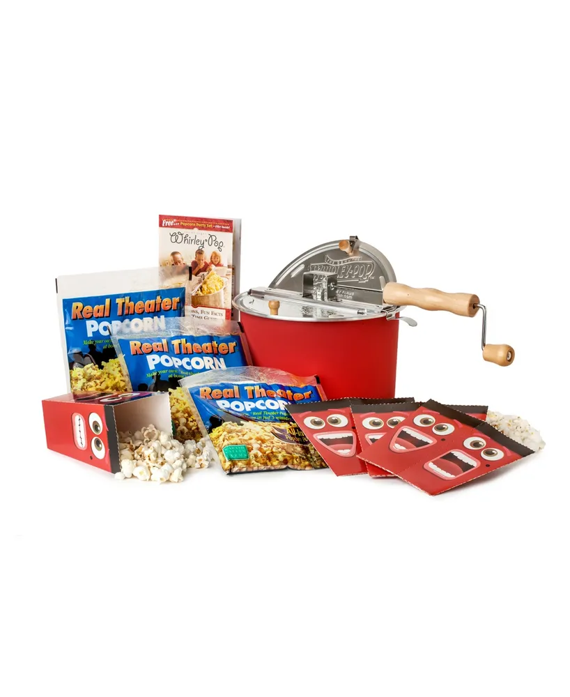 Wabash Valley Farms Red Whirley Pop Popcorn Popping Favorites Gift Set