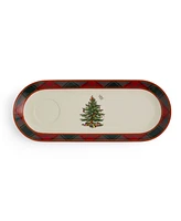 Spode Christmas Tree Chip and Dip Set