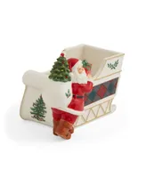 Spode Santa Sleigh Candy Jar