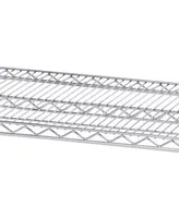 Seville Classics Mega Rack 4-Tier Nsf Steel Wire Shelving