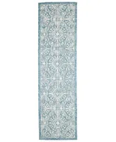 Liora Manne' Carmel Antique-Like-Like Tile 1'11" x 7'6" Runner Outdoor Area Rug