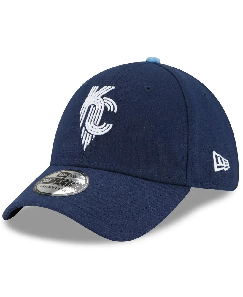 Men's New Era Navy Kansas City Royals Connect 39THIRTY Flex Hat