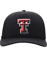 Men's Top of the World Black Texas Tech Red Raiders Reflex Logo Flex Hat