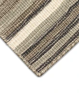 Liora Manne' Aruba Faded Stripe 2' x 7'6" Runner Area Rug