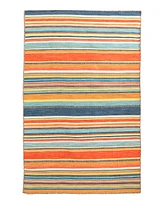 Liora Manne' Sonoma Malibu Stripe 3'6" x 5'6" Outdoor Area Rug