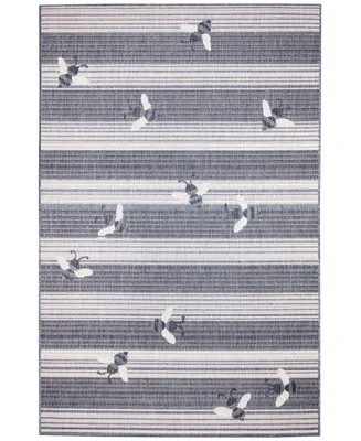 Liora Manne' Malibu Sweet Bees 3'3" x 4'11" Outdoor Area Rug