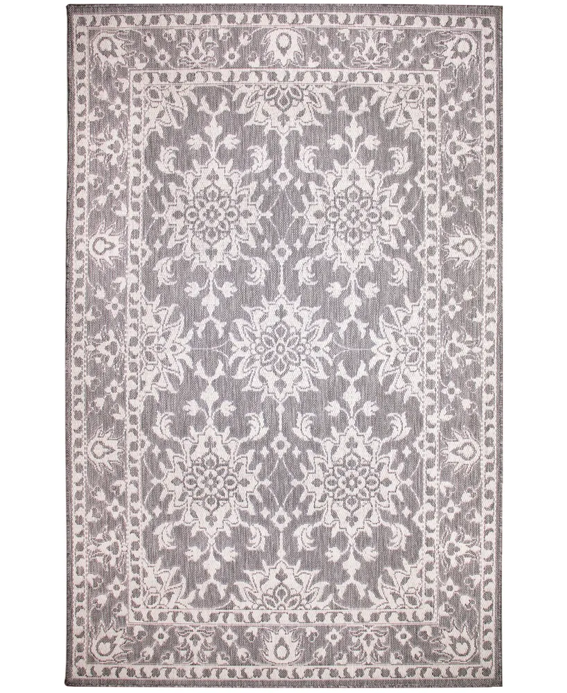 Liora Manne' Malibu Kashan 4'10" x 7'6" Outdoor Area Rug