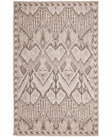 Liora Manne' Malibu Ikat 4'10" x 7'6" Outdoor Area Rug