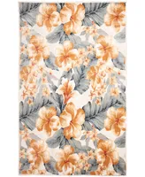 Liora Manne' Canyon Tropical Floral 2'6" x 3'11" Outdoor Area Rug