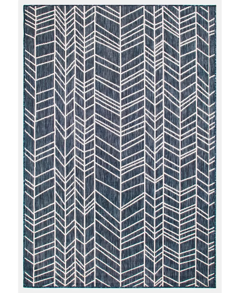 Liora Manne' Carmel Chevron 3'3" x 4'11" Outdoor Area Rug