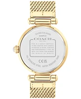 Coach Women's Cary Gold-tone Mesh Bracelet Watch 34mm - Gold