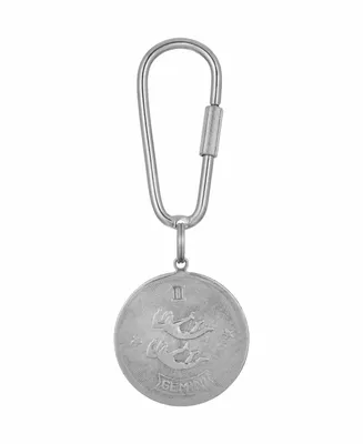 Women's Gemini Key Fob - Silver