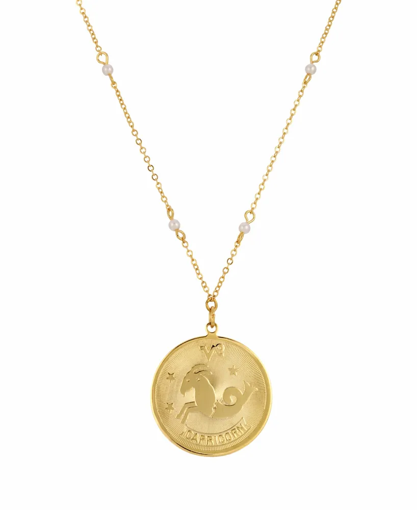 Buy Gold Plated Zodiac, Horoscope, Astrology Capricorn Necklace Online in  India - Etsy