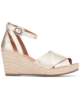 Gentle Souls Women's Charli Ankle-Strap Espadrille Wedge Sandals