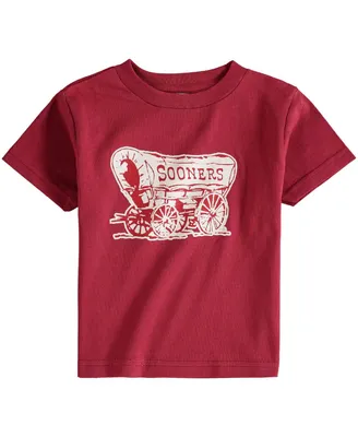 Boys and Girls Toddler Crimson Oklahoma Sooners Big Logo T-shirt