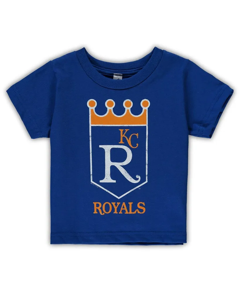 Boys and Girls Toddler Soft as a Grape Royal Kansas City Royals Cooperstown Collection Shutout T-shirt