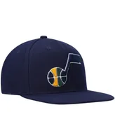 Men's Mitchell & Ness Navy Utah Jazz Ground 2.0 Snapback Hat