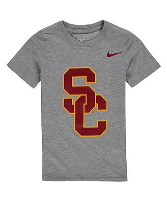 Boys and Girls Preschool Nike Charcoal Usc Trojans Logo T-shirt