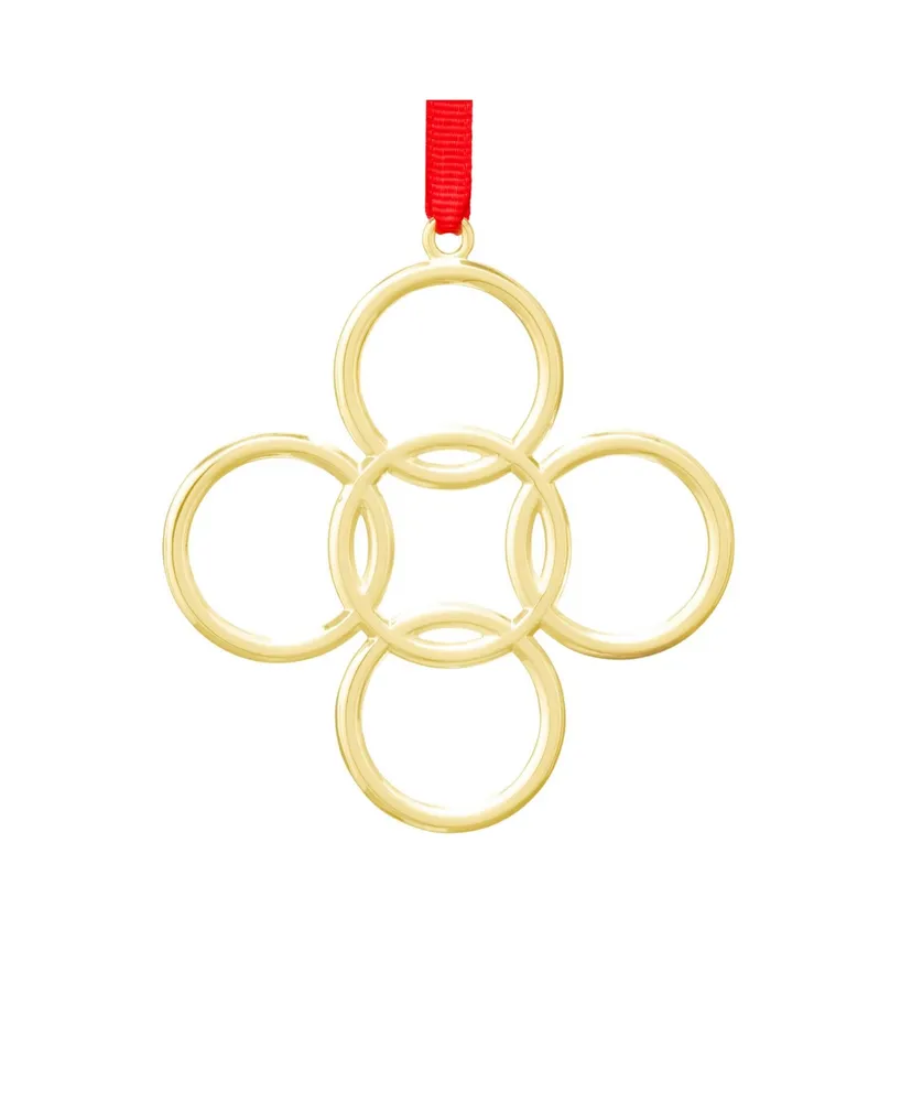 Twelve Days Of Christmas Ornament- 5 Golden Rings