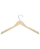 Maple Wood Shirt Hangers, Set of 20