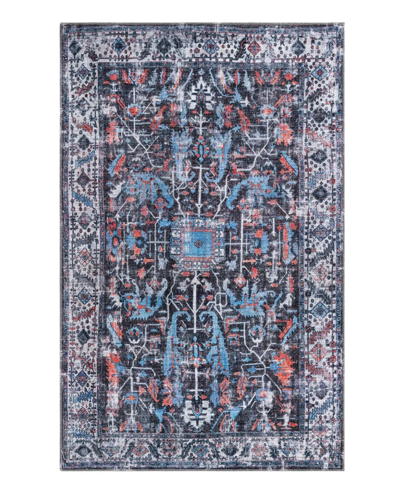 Bayshore Home Washable Reflections REF04 5'3" x 8' Area Rug