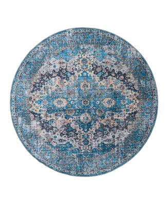 Bayshore Home Washable Reflections REF10 7'3" x Round Area Rug