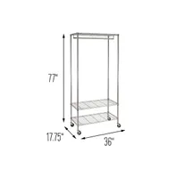 Deluxe Garment Rack, 3 Shelf