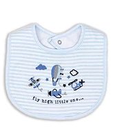 Baby Boys Fly High Layette Gift Mesh Bag, 5 Piece Set