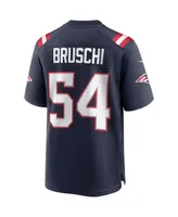 Men's Nike Tedy Bruschi Navy New England Patriots Game Retired Player Jersey
