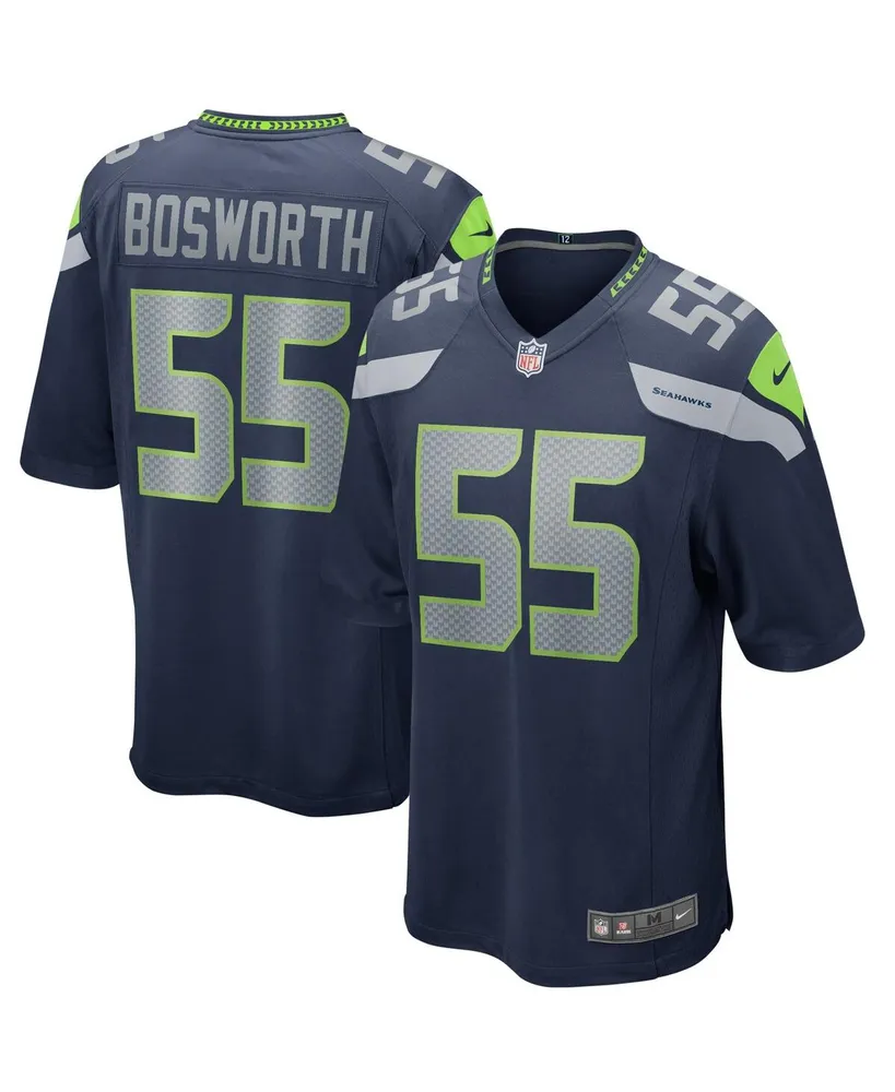 Men's Nike Brian Bosworth College Navy Seattle Seahawks Game Retired Player Jersey