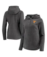 Women's Columbia Charcoal Texas Longhorns Darling Days Raglan Fleece Pullover Hoodie