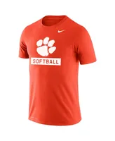 Men's Nike Orange Clemson Tigers Softball Drop Legend Performance T-shirt