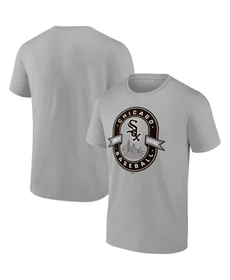 Men's Fanatics Gray Chicago White Sox Iconic Glory Bound T-shirt
