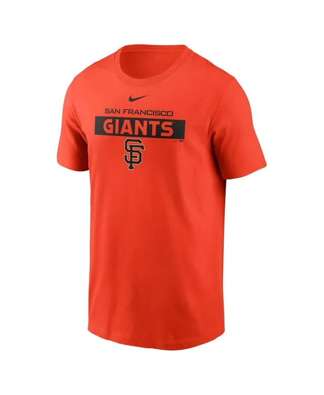 Men's San Francisco Giants Orange Swoosh Legend T-Shirt