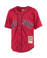 Big Boys Mitchell & Ness David Ortiz Red Boston Sox Cooperstown Collection Batting Practice Jersey