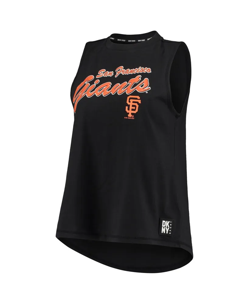 Women's Dkny Sport Black San Francisco Giants Marcie Tank Top