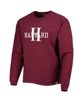 Men's League Collegiate Wear Crimson Harvard Timber Pullover Sweatshirt